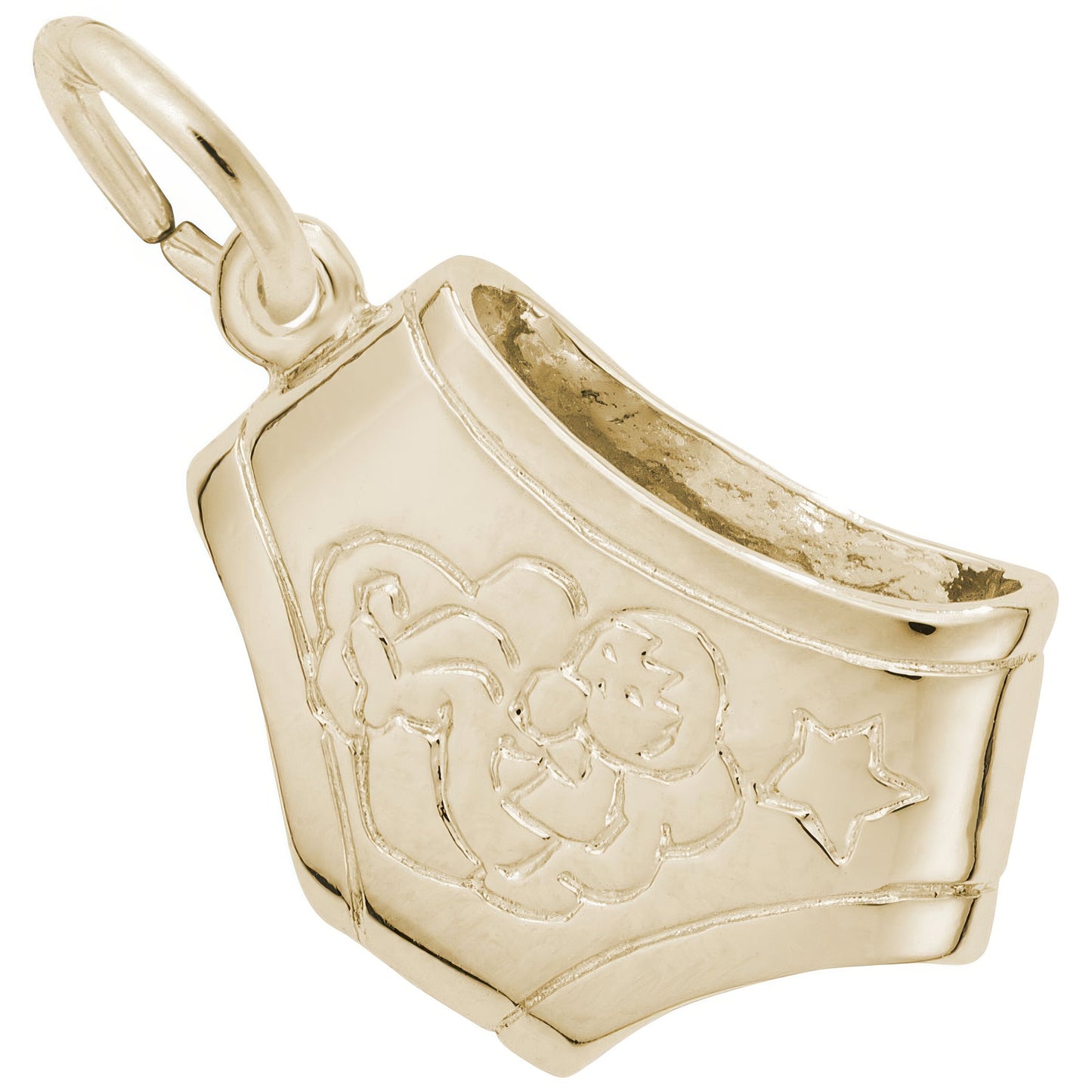 Diaper Charm - Metal - Sterling Silver