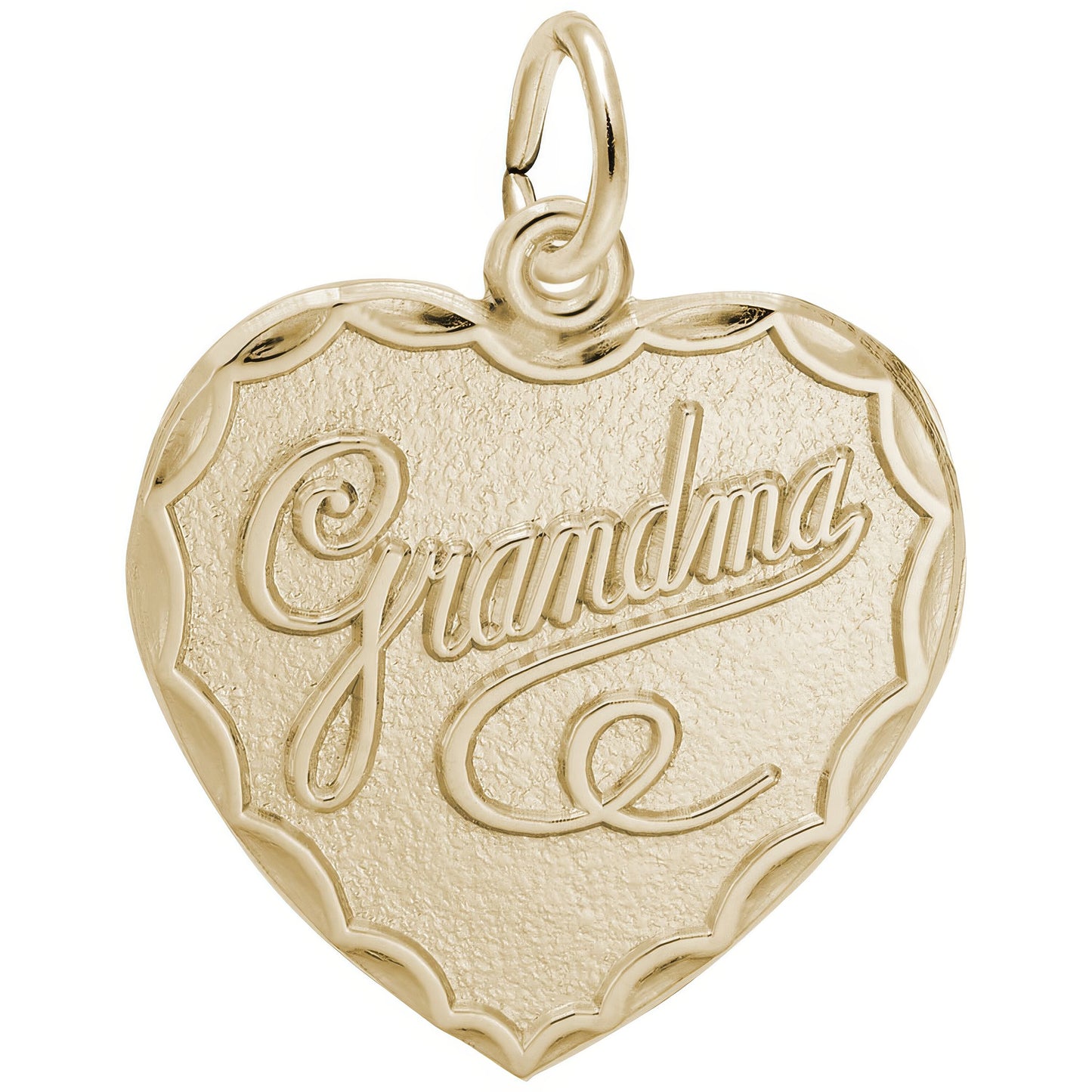 Sterling Silver Grandma Charm - 20mm x 21mm