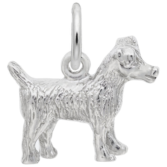 Charms Sterling Silver Jack Russell Terrier Dog Charm