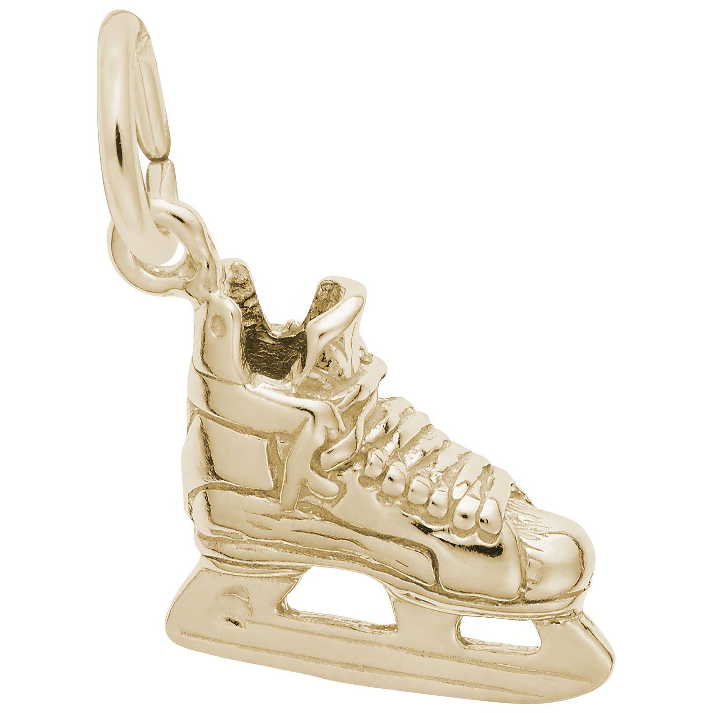 Hockey Skate Charm - Metal - Sterling Silver