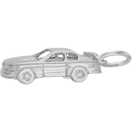 Muscle Car Charm - Metal - Sterling Silver