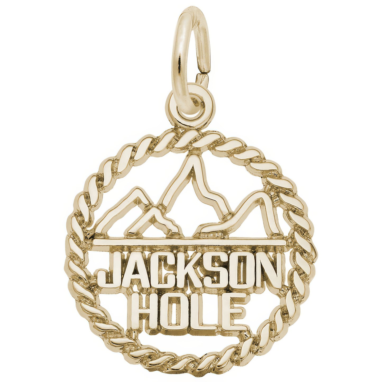 Jackson Hole Twisted Charm - Metal - Sterling Silver