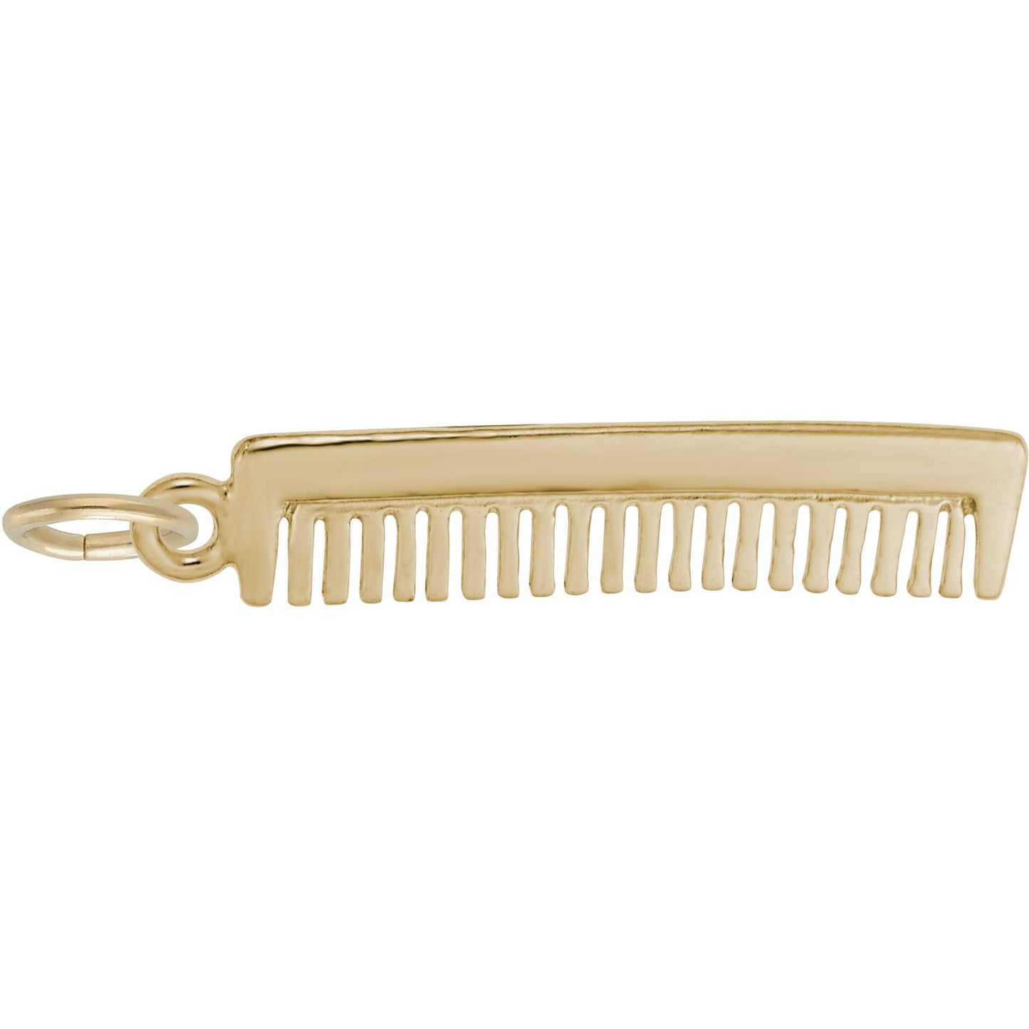 Hair Comb Charm - Metal - Sterling Silver