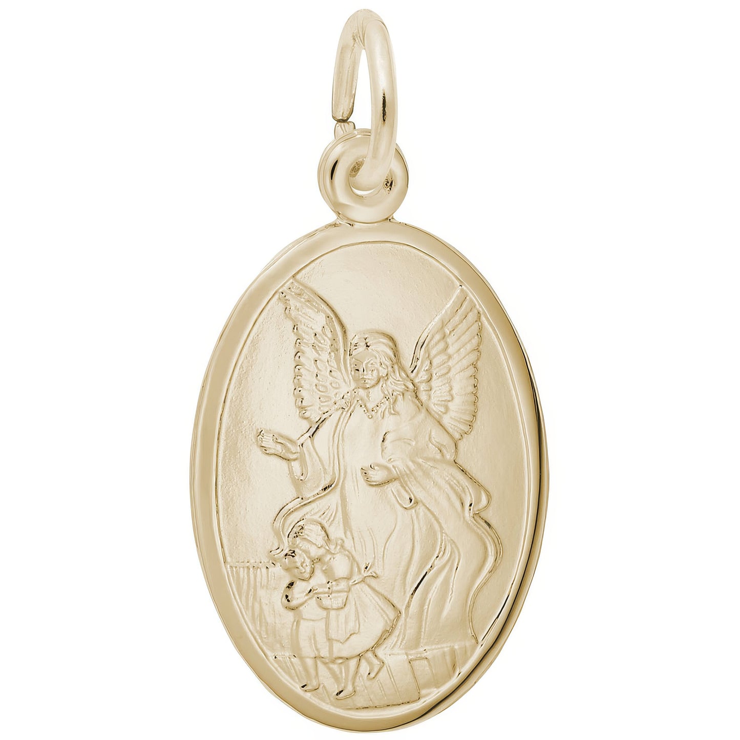 Charms Sterling Silver Guardian Angel Charm