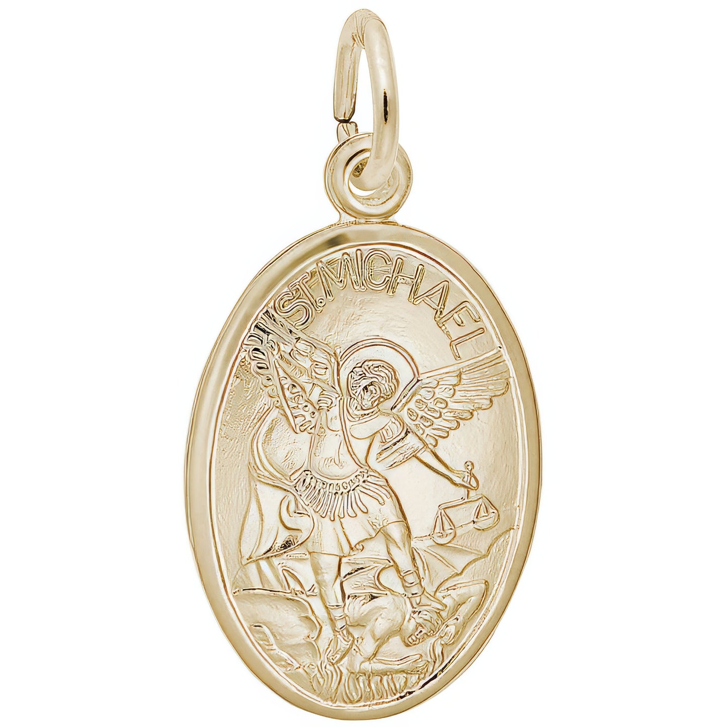 Sterling Silver Saint Michael Charm