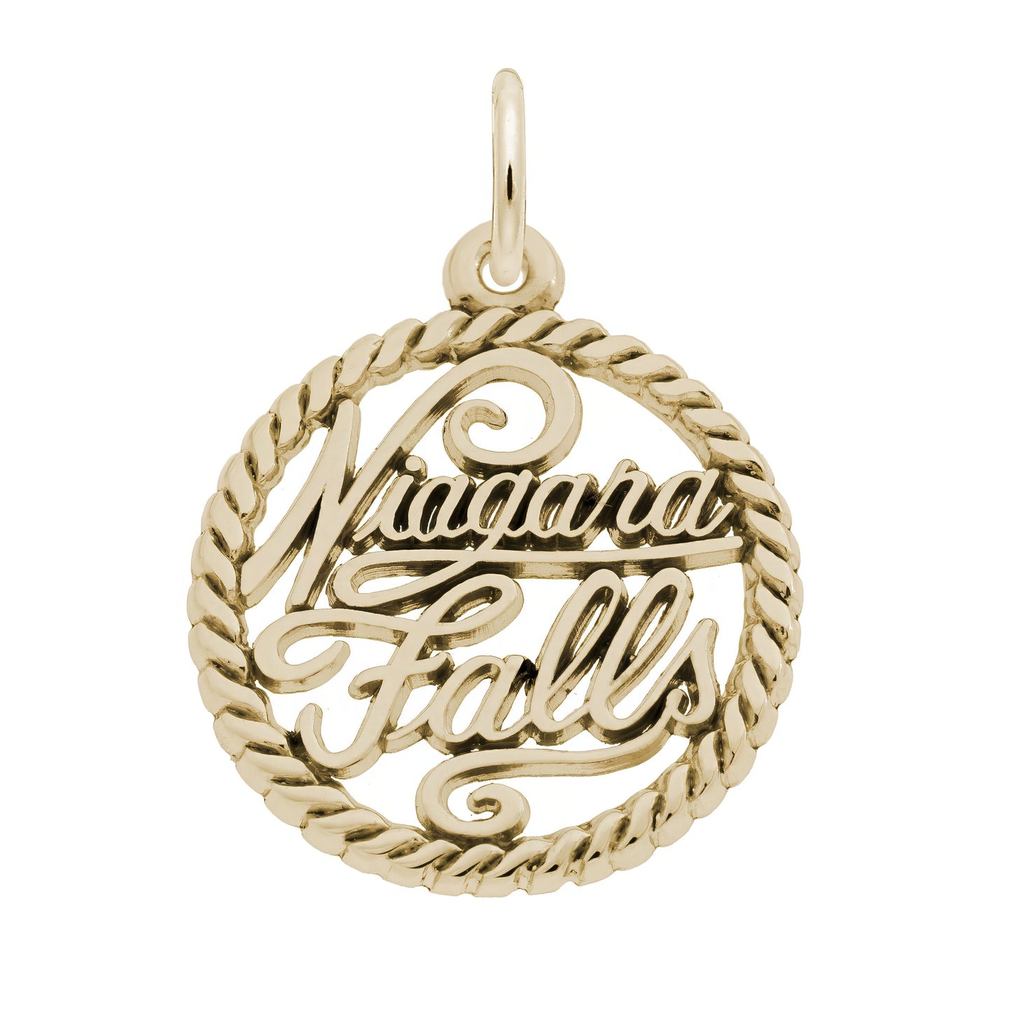 Niagara Falls Charm, Sterling Silver