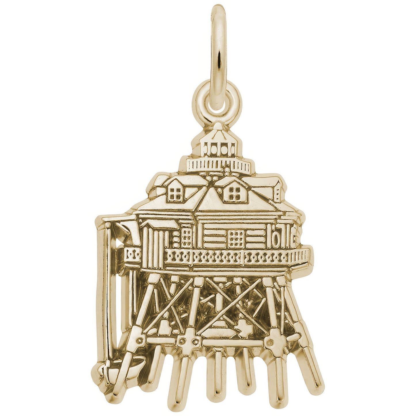 Thomas Point, MD Lighthouse Charm - Metal - Sterling Silver