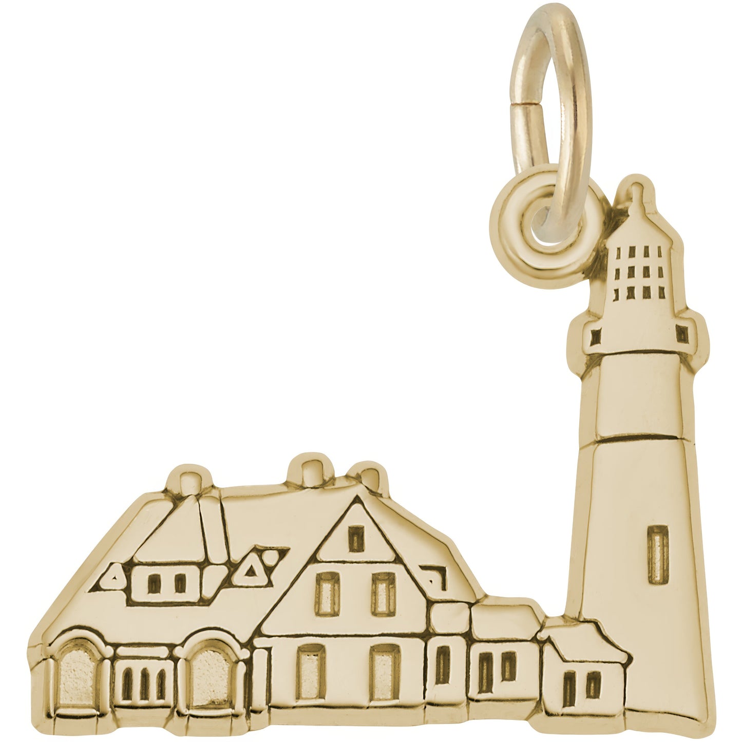 Portland Head, ME Lighthouse Charm - Metal - Sterling Silver