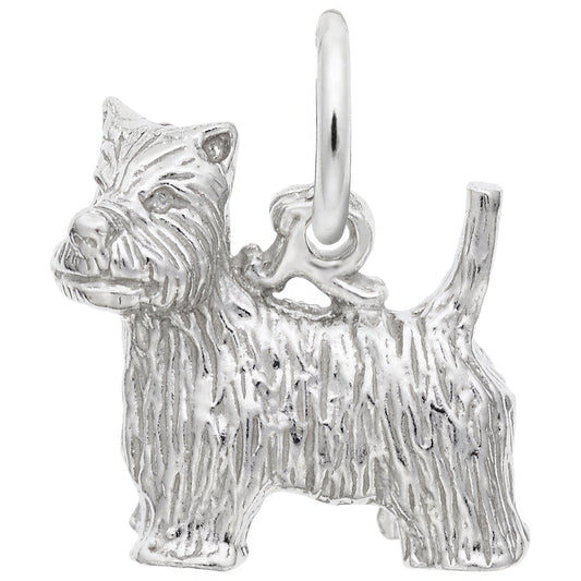 Charms Sterling Silver West Highland Terrier Dog Charm