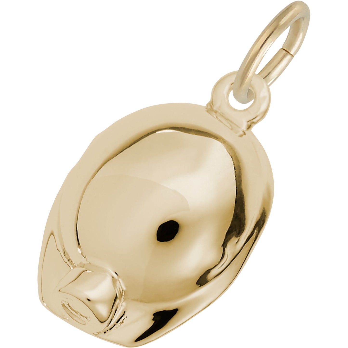 Miners Hat Charm - Metal - Sterling Silver