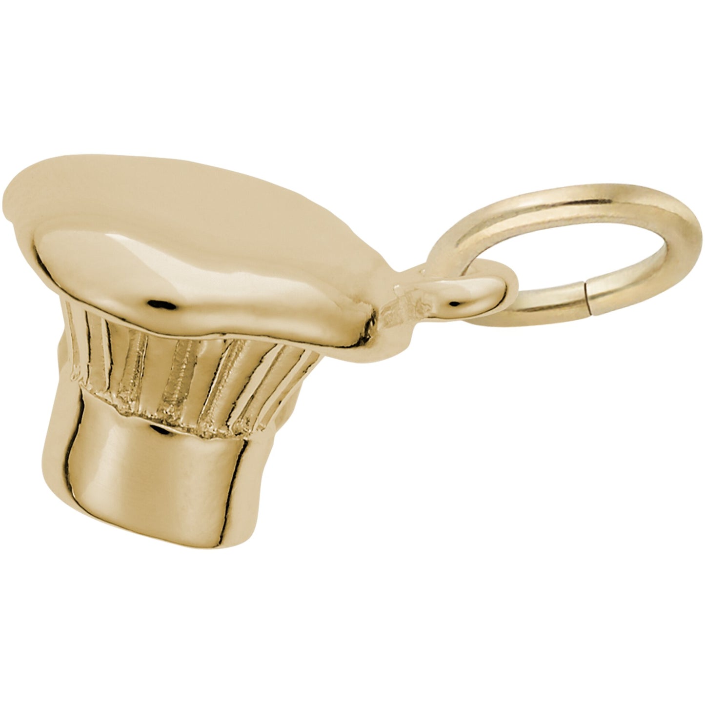 Chef Hat Charm - Metal - Sterling Silver
