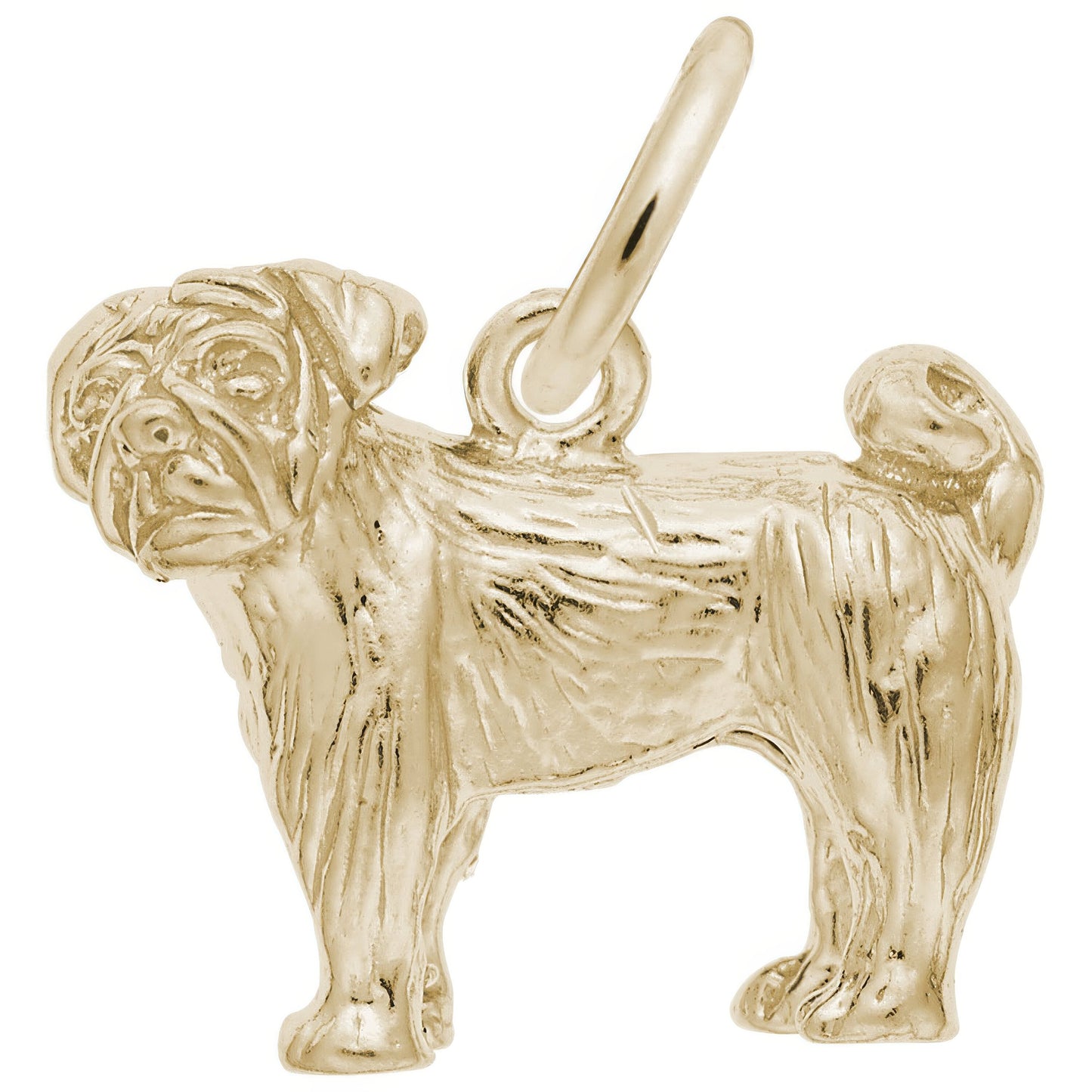 Charms Sterling Silver Pug Dog Charm