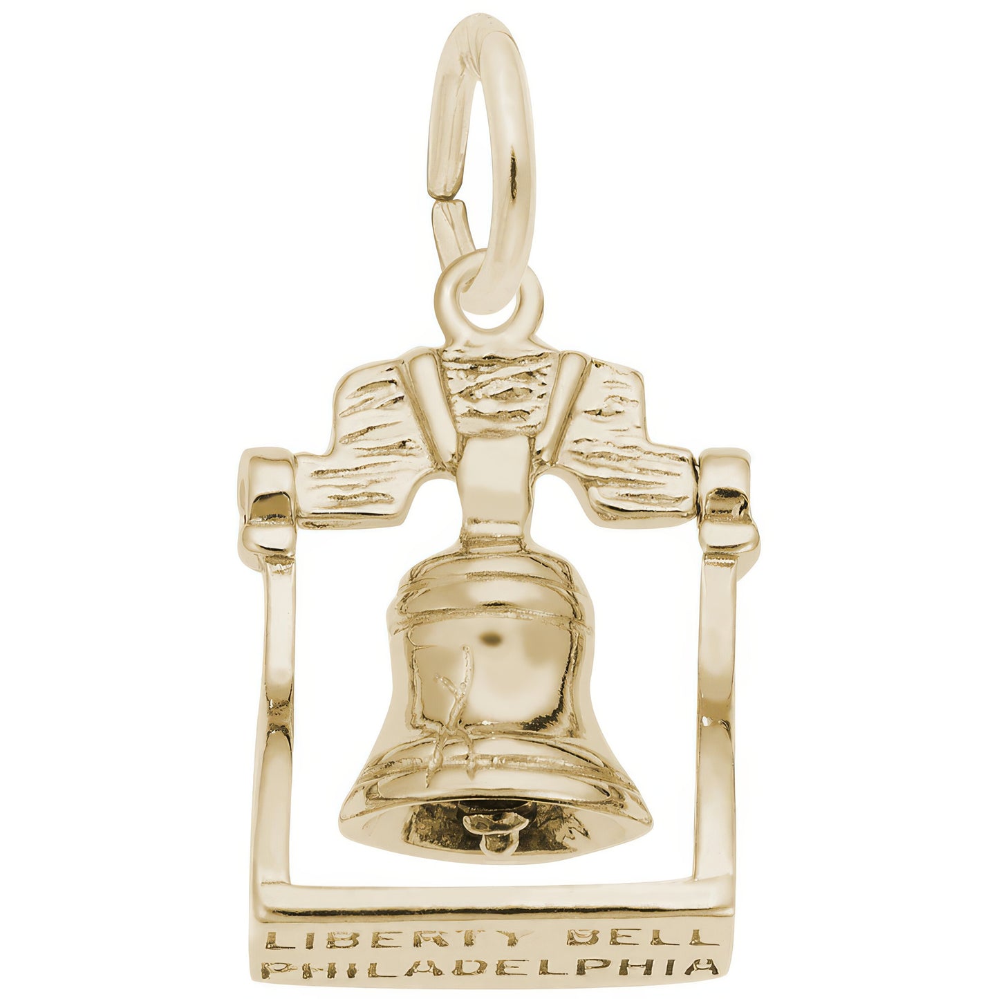 Liberty Bell Charm - Metal - Sterling Silver