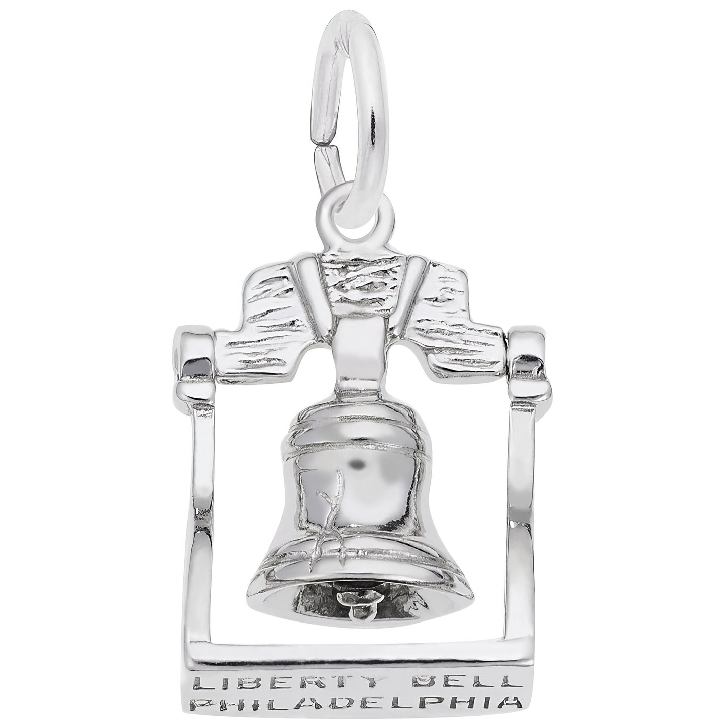 Liberty Bell Charm - Metal - Sterling Silver
