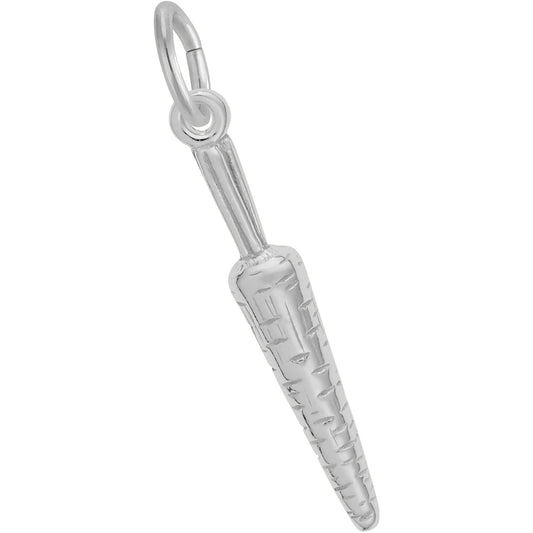 Carrot Charm - Metal - Sterling Silver