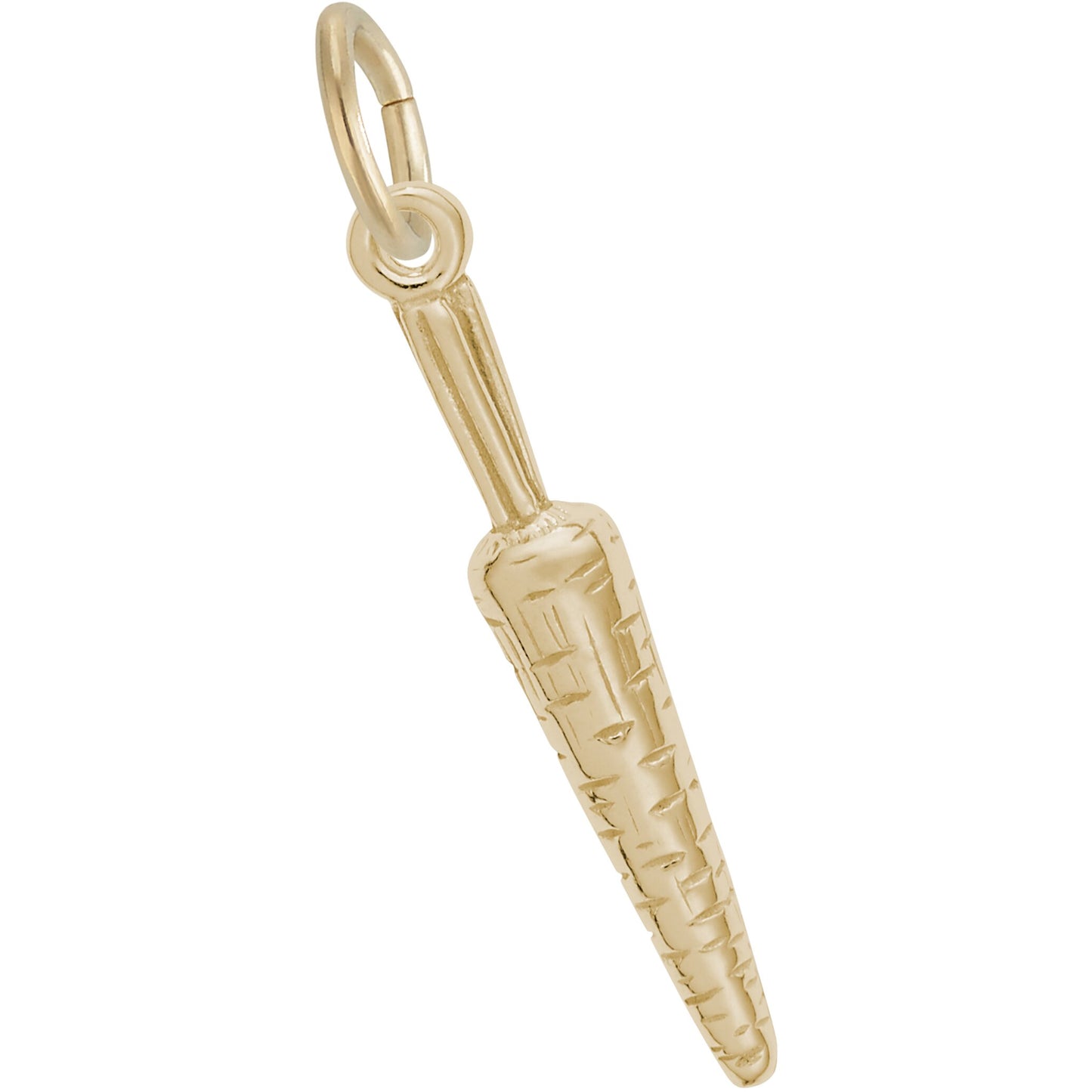 Carrot Charm - Metal - Sterling Silver