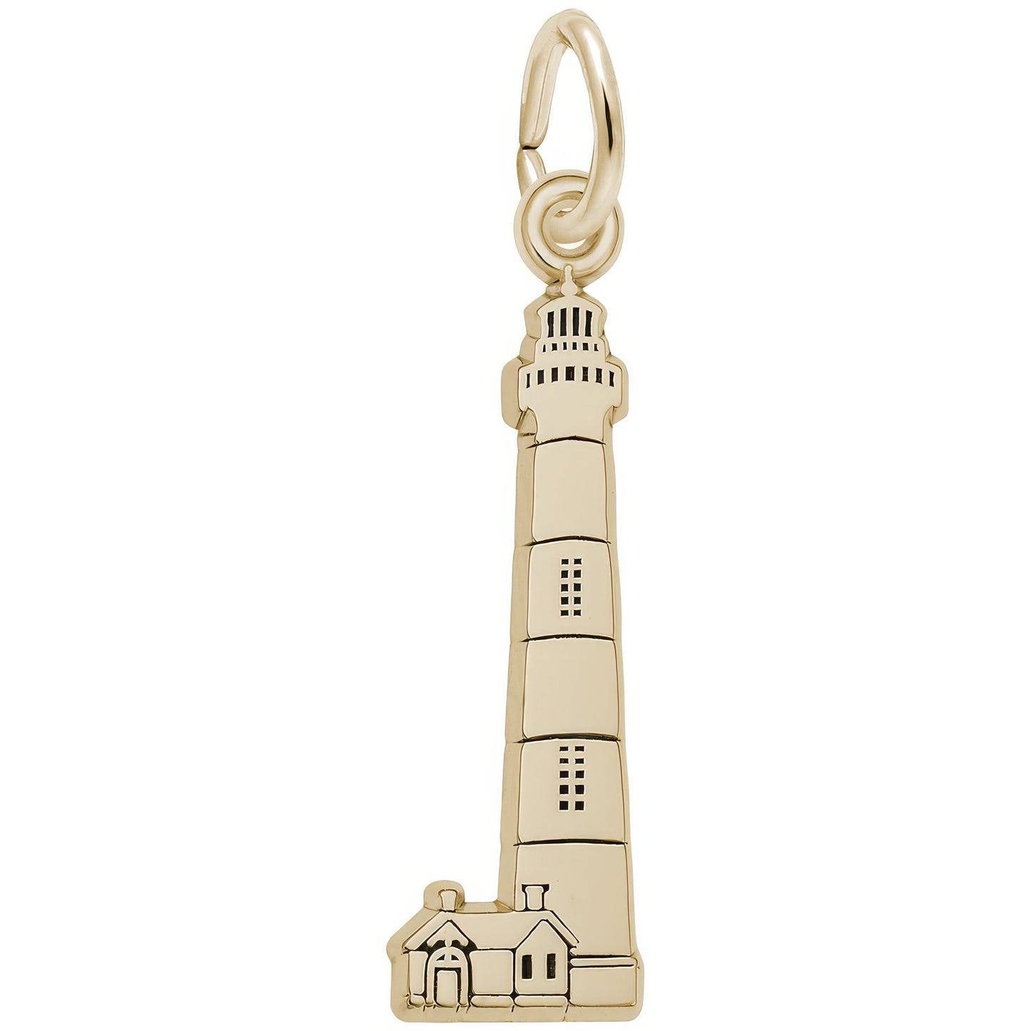 Bodie Island, NC Lighthouse Charm - Metal - Sterling Silver
