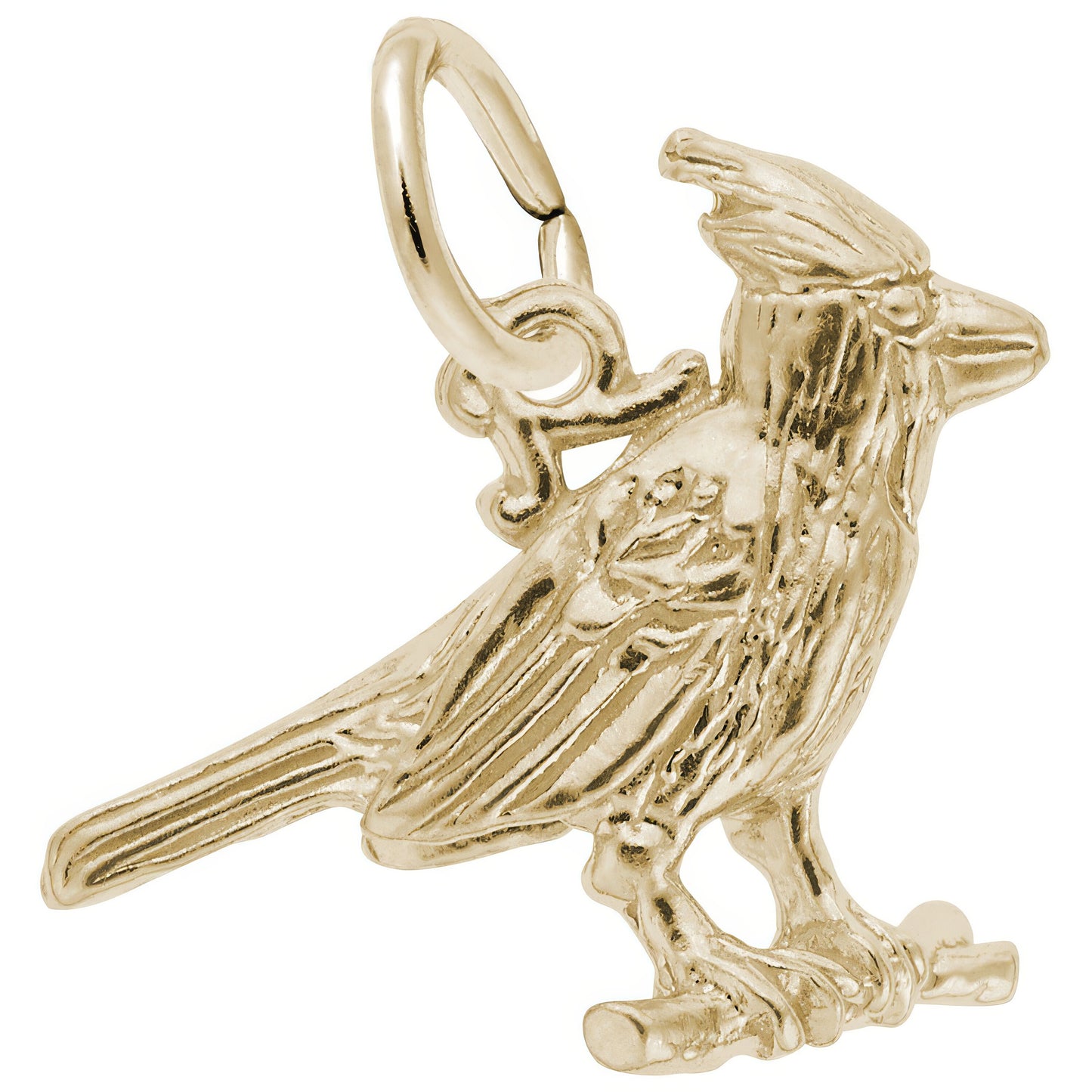 Sterling Silver Cardinal Bird Charm
