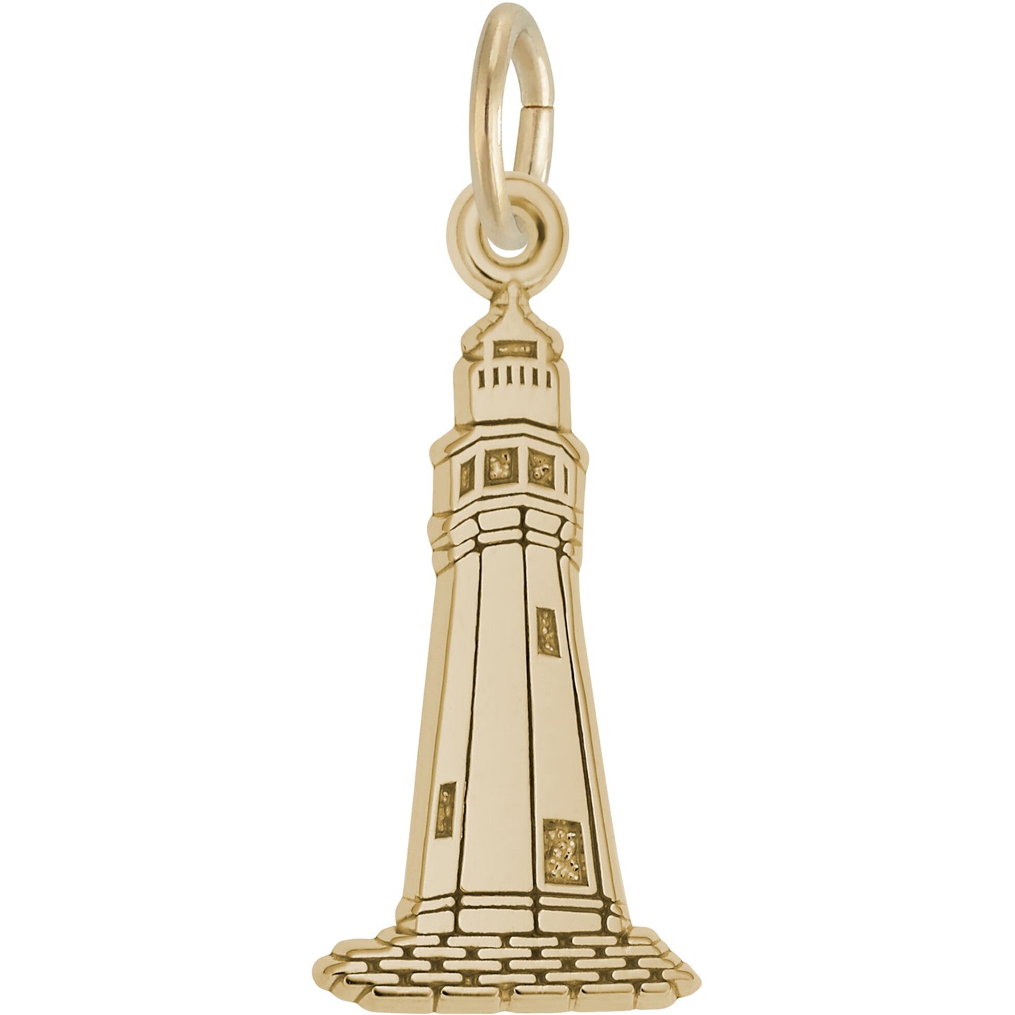 Buffalo, NY Lighthouse Charm - Metal - Sterling Silver