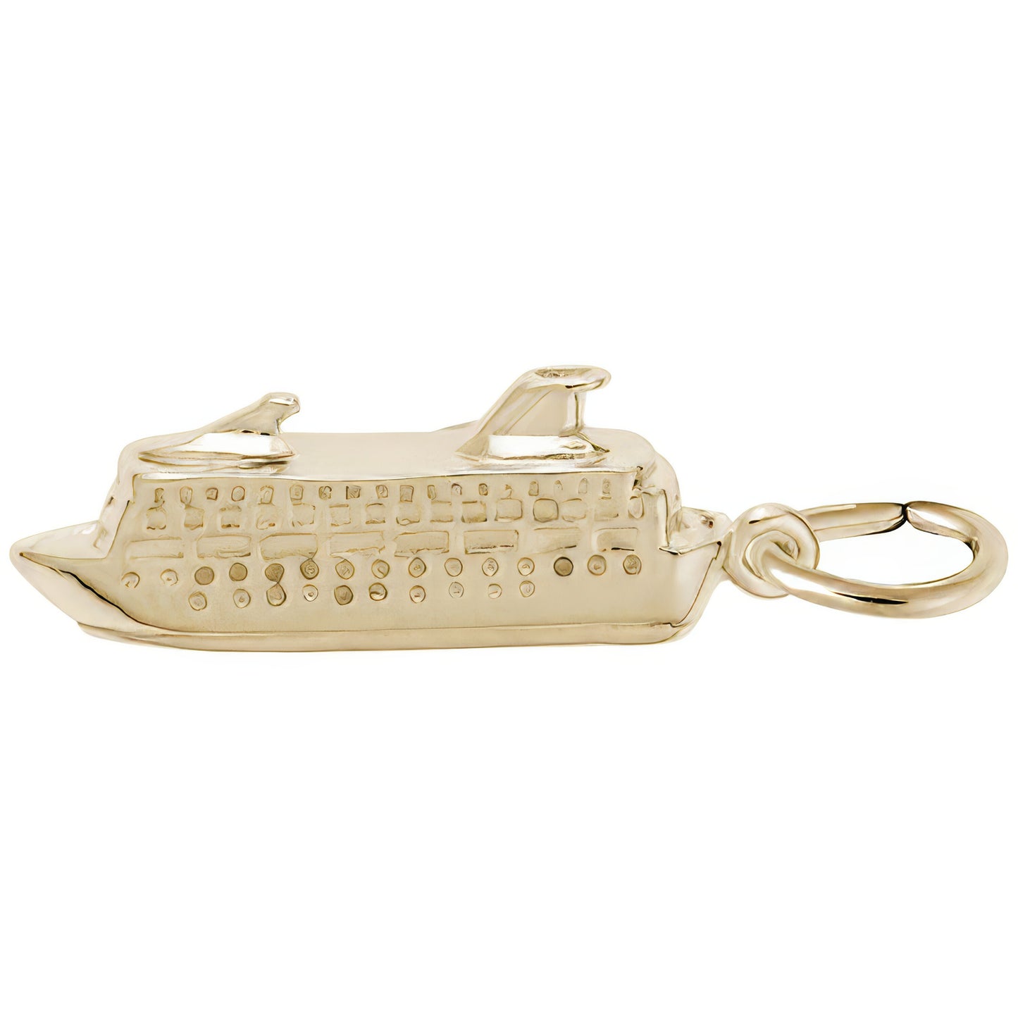 Sterling Silver Cruise Ship Charm - 9mm x 24mm
