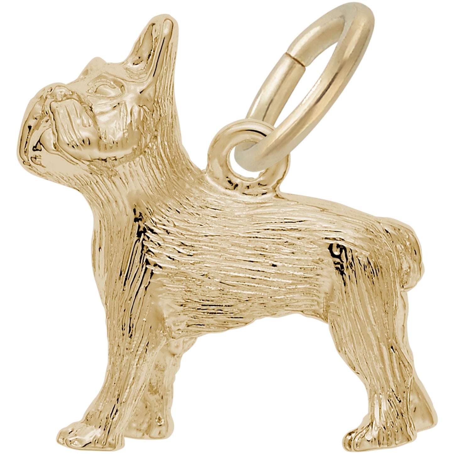 French Bulldog Charm - Metal - Sterling Silver