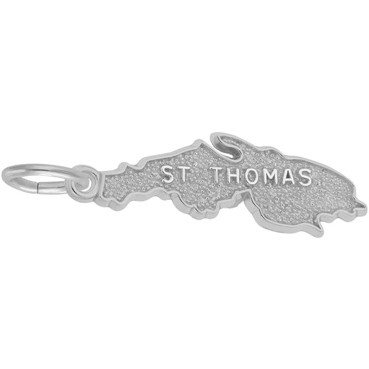 St Thomas Charm - Metal - Sterling Silver