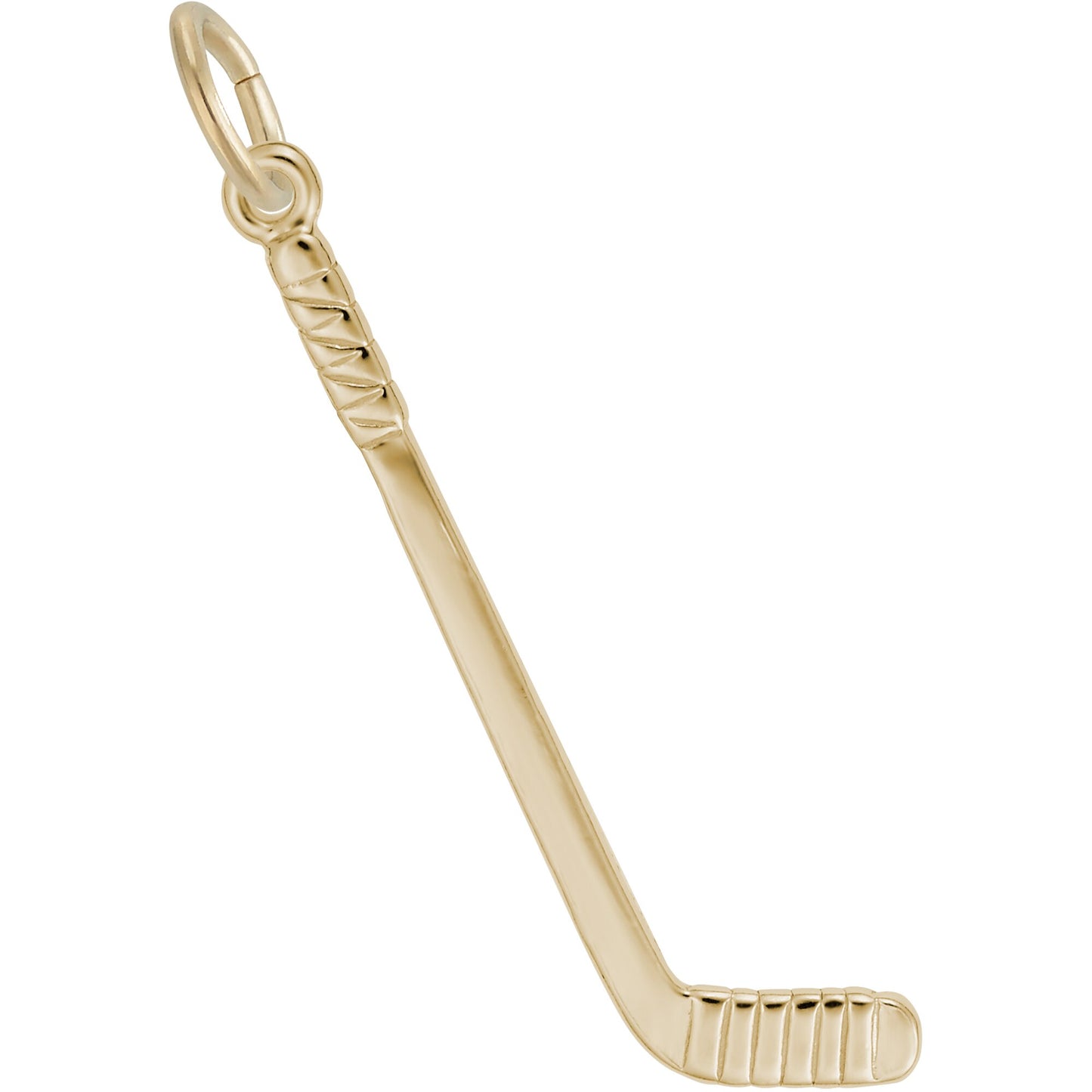Classic Hockey Stick Charm - Metal - Sterling Silver