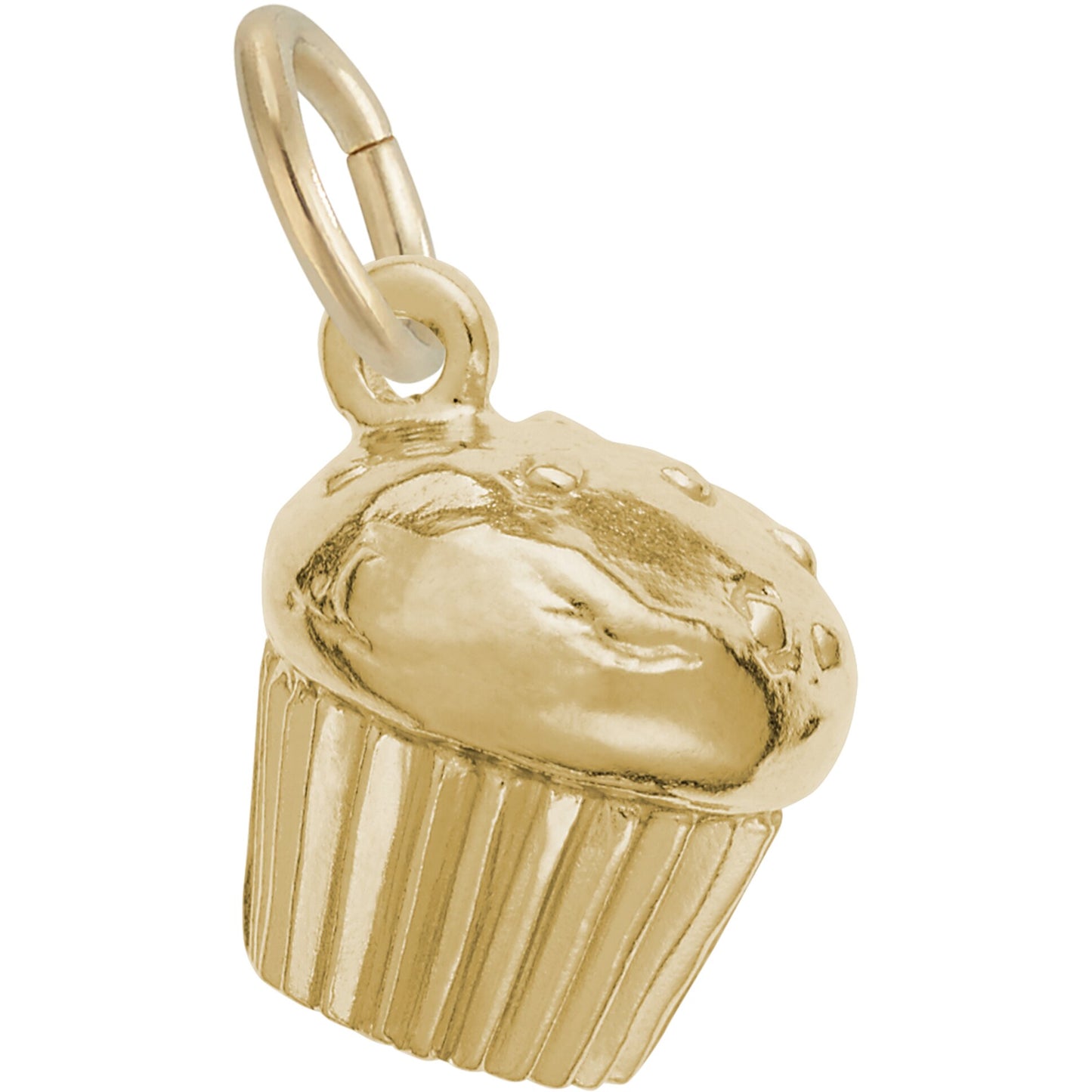 Muffin Charm - Metal - Sterling Silver