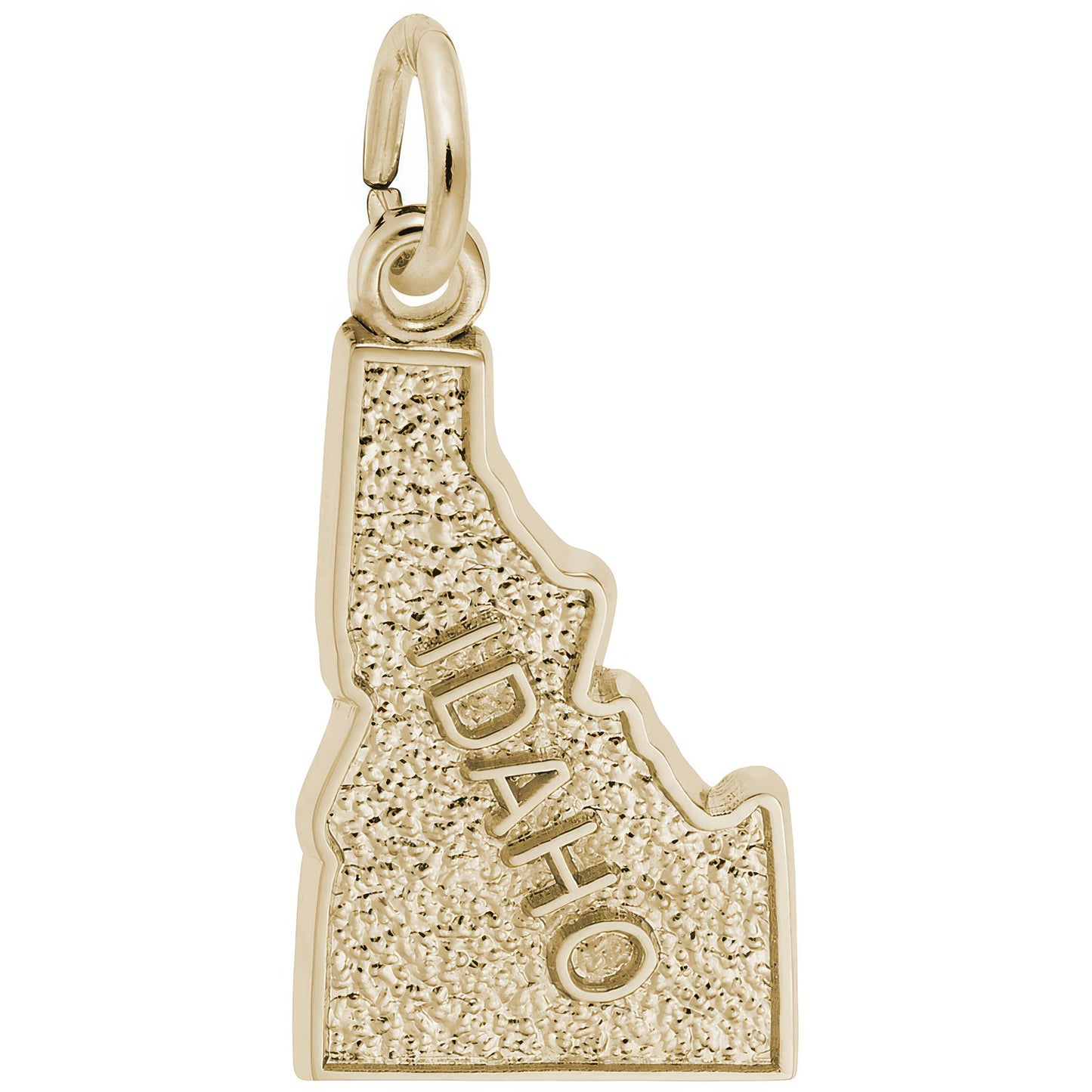 Idaho Map Charm - Metal - Sterling Silver