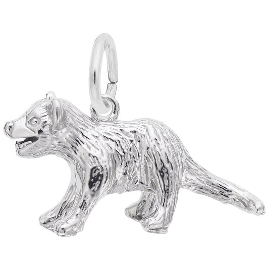 Tasmanian Devil Charm - Metal - Sterling Silver