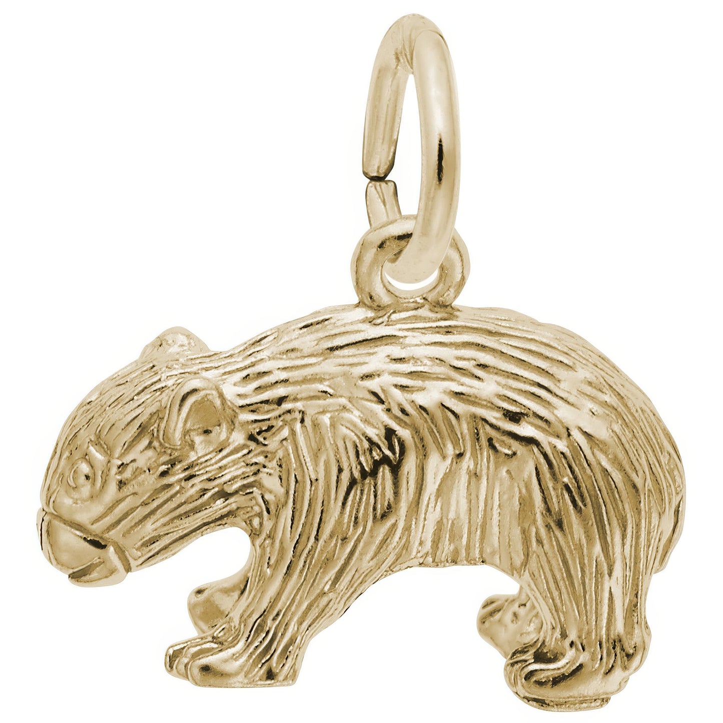 Wombat Charm - Metal - Sterling Silver