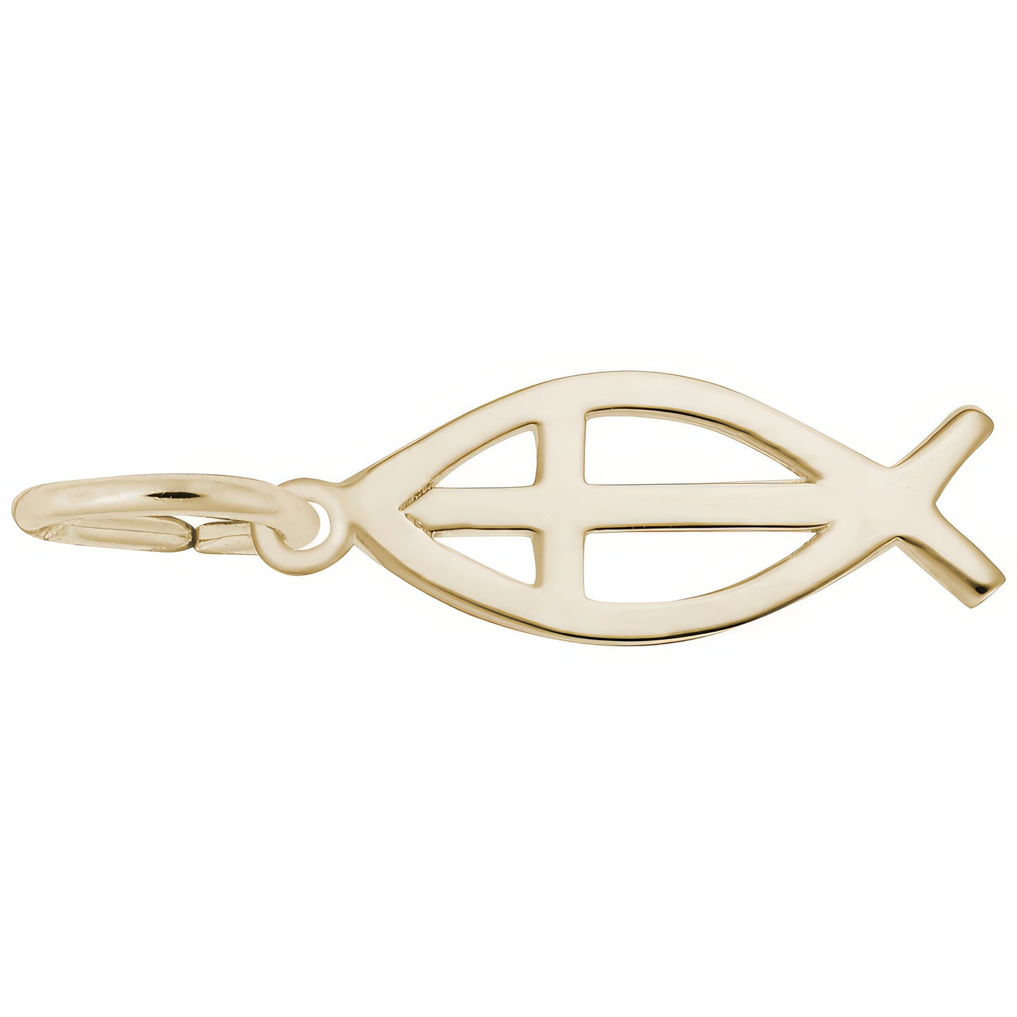 Ichthus Charm - Metal - Sterling Silver