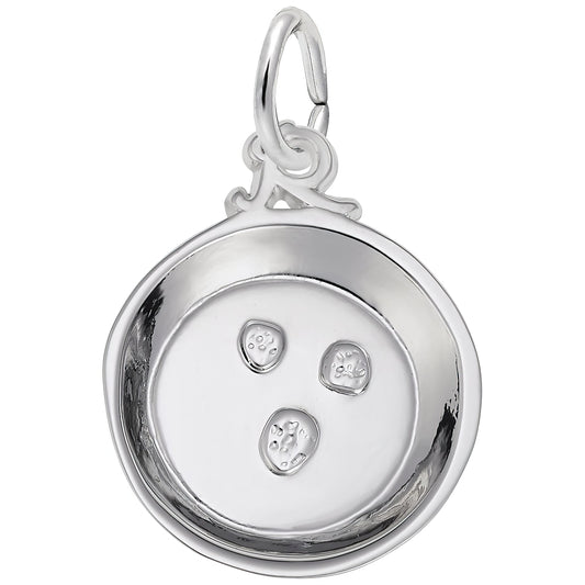 Pan Charm - Metal - Sterling Silver