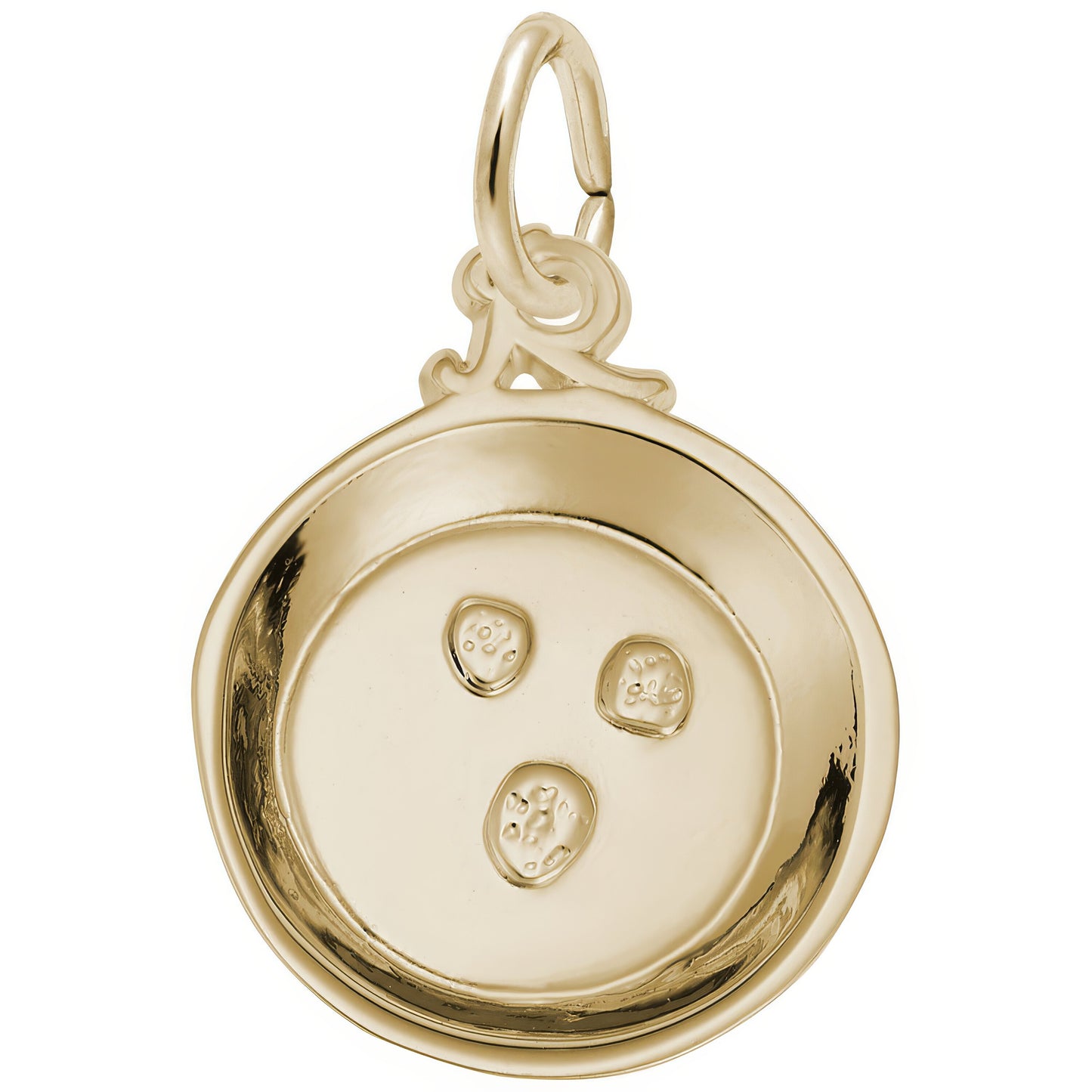 Pan Charm - Metal - Sterling Silver