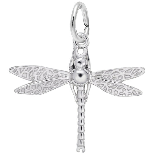 Charms Sterling Silver Dragonfly Charm