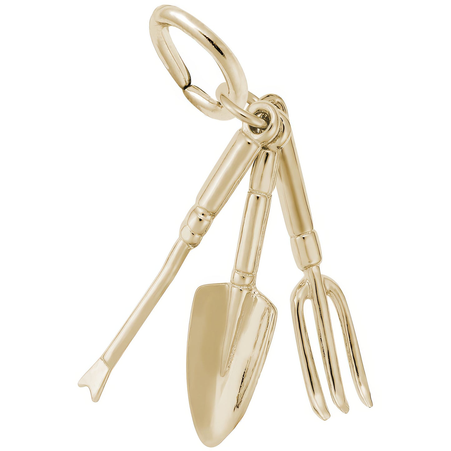 Charms Sterling Silver Gardening Tools Charm