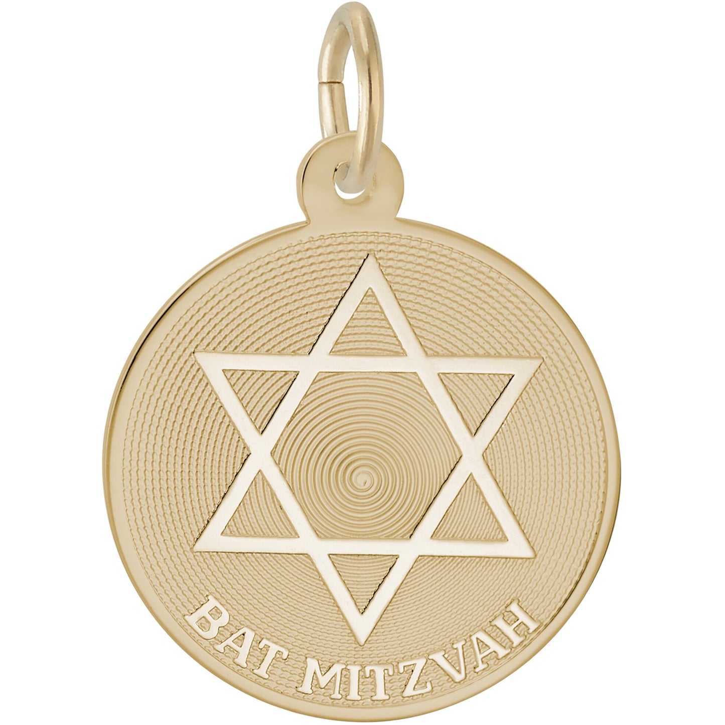 Sterling Silver Bat Mitzvah Charm - 19mm x 19mm