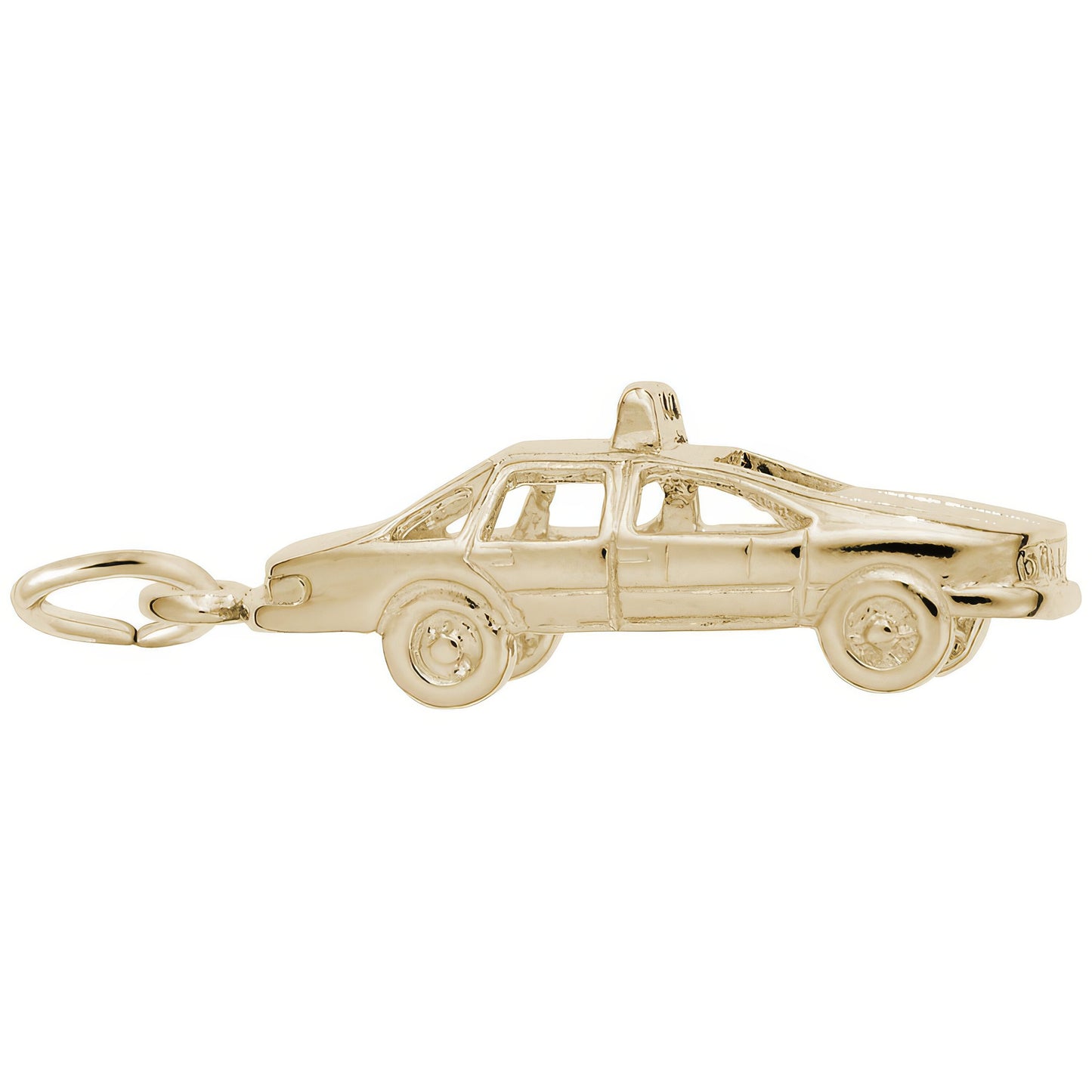 Taxi Cab Charm - Metal - Sterling Silver