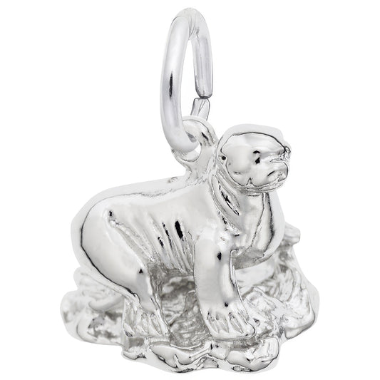 Pier 39 Sea Lion Charm - Metal - Sterling Silver
