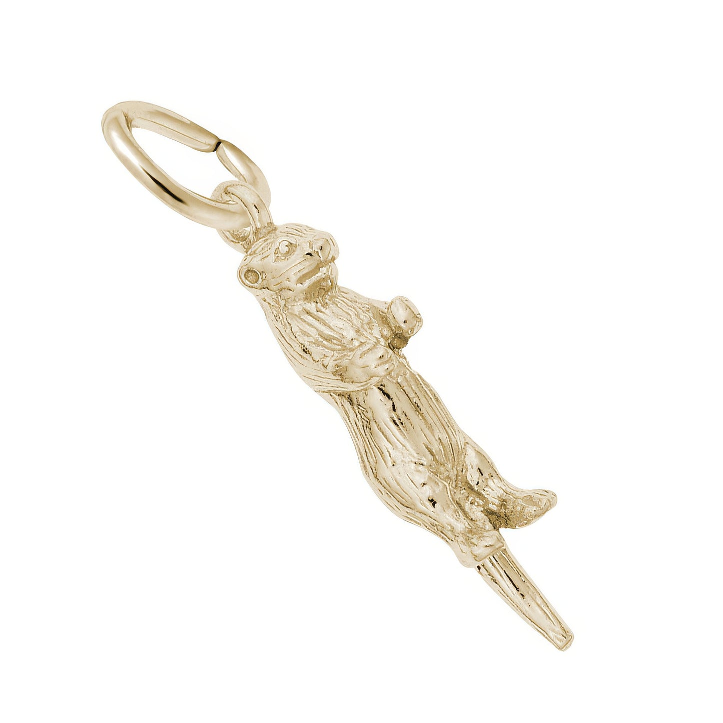 Seaotter Charm - Metal - Sterling Silver