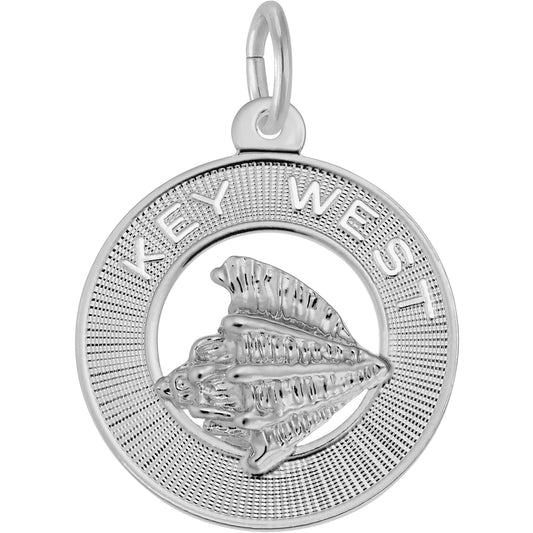 Key West Charm - Metal - Sterling Silver