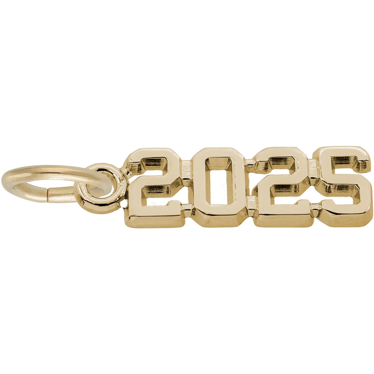 '2025' Charm, Sterling Silver