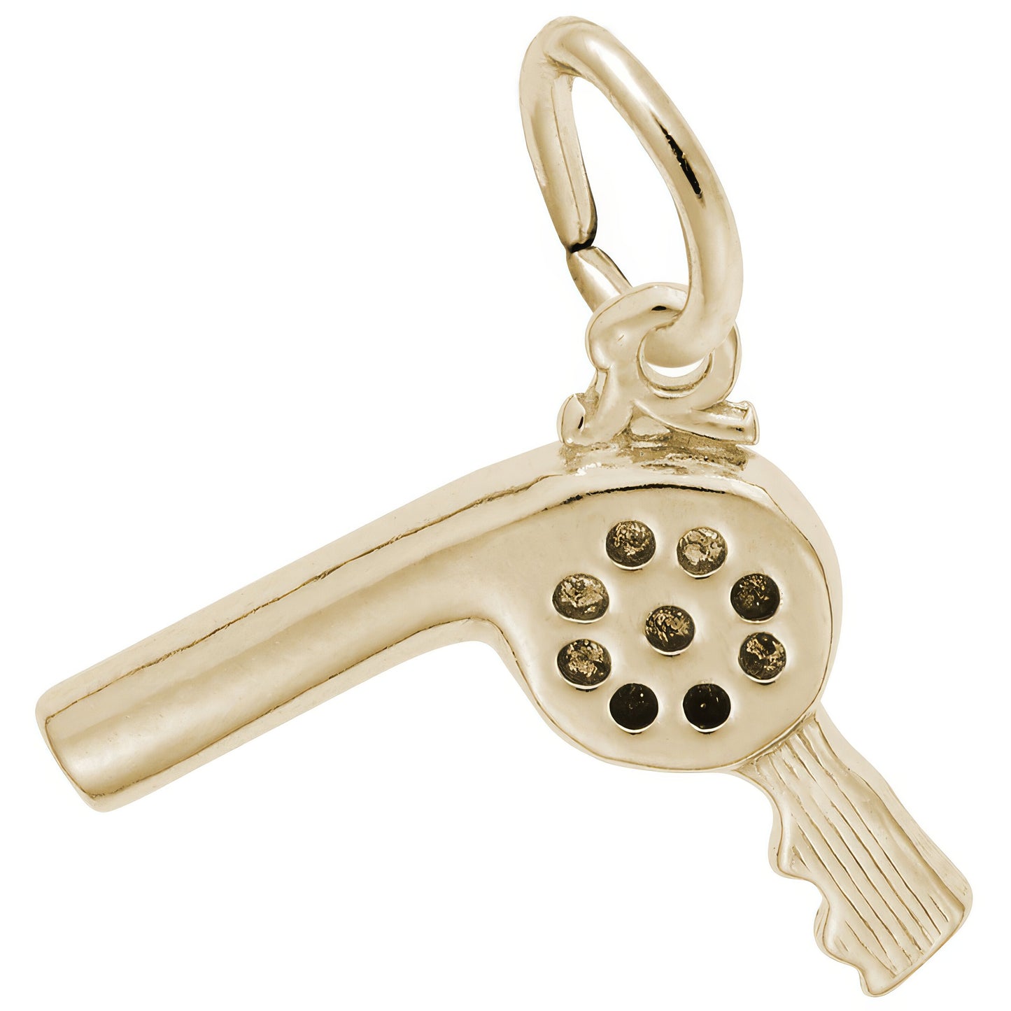 Charms Sterling Silver Hairdryer Charm