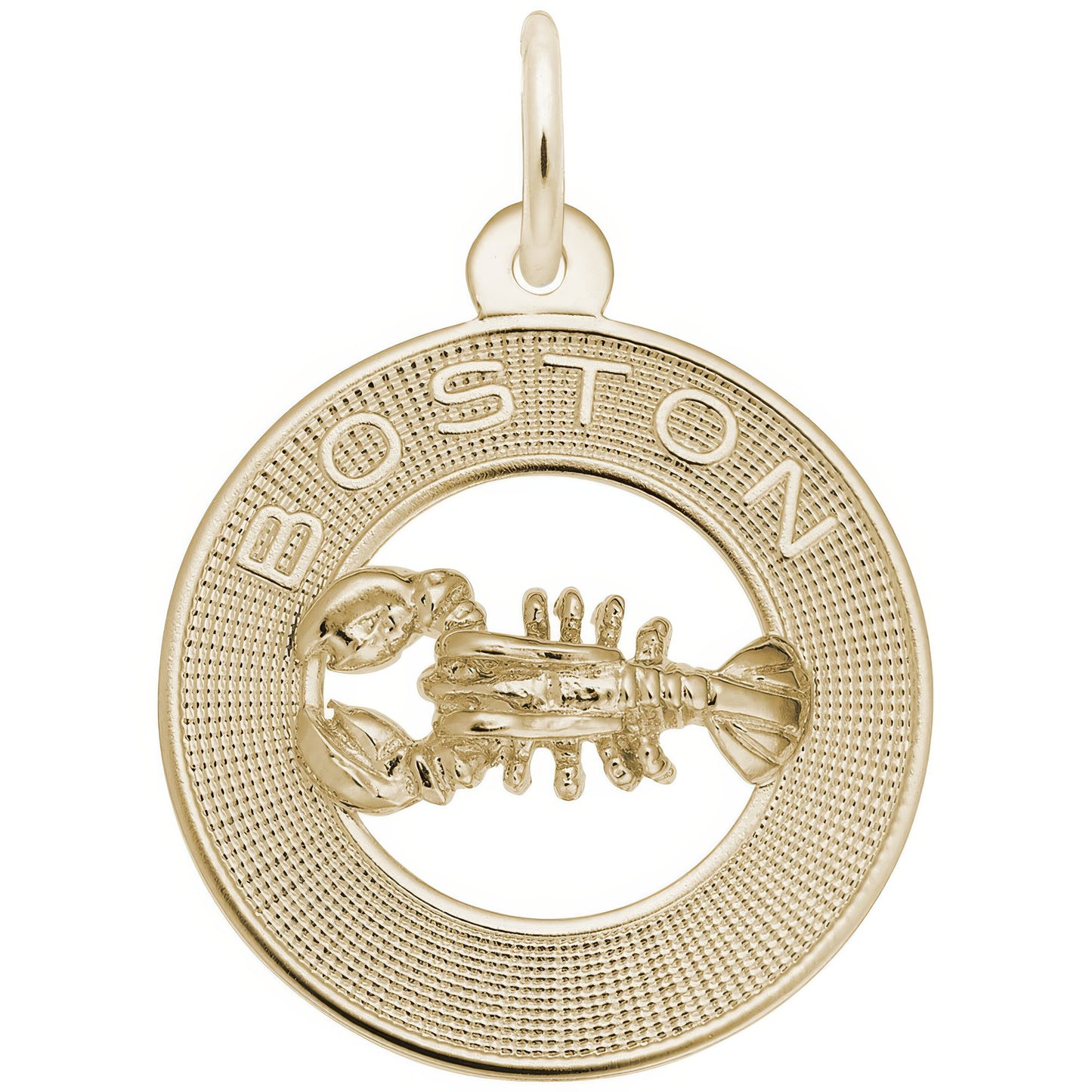Boston Lobster Ring Charm - Metal - Sterling Silver