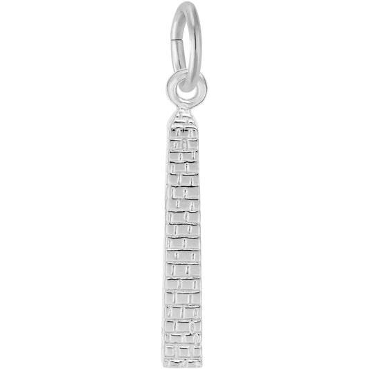 Bunkerhill Tower Charm - Metal - Sterling Silver