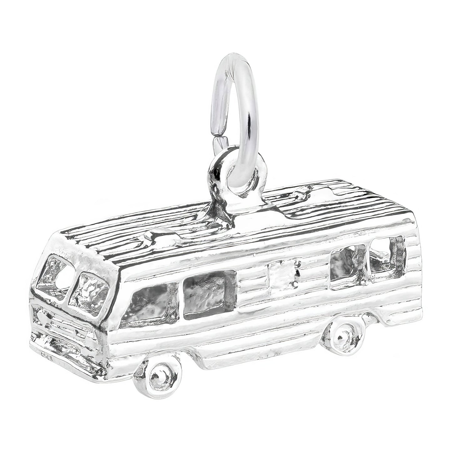 Motorhome Charm, Sterling Silver