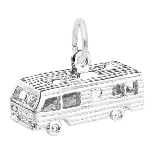 Motorhome Charm, Sterling Silver