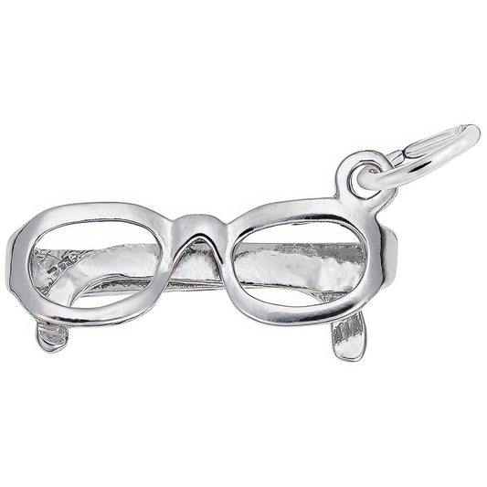 Charms Sterling Silver Glasses Charm
