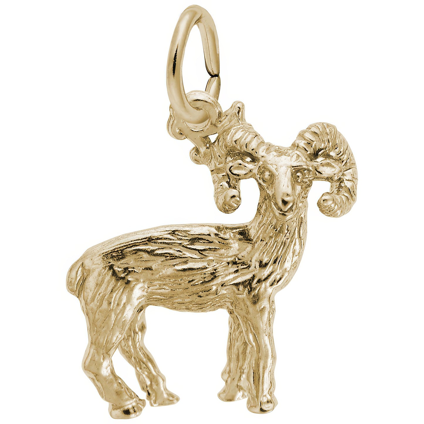 Big Horn Sheep Charm - Metal - Sterling Silver
