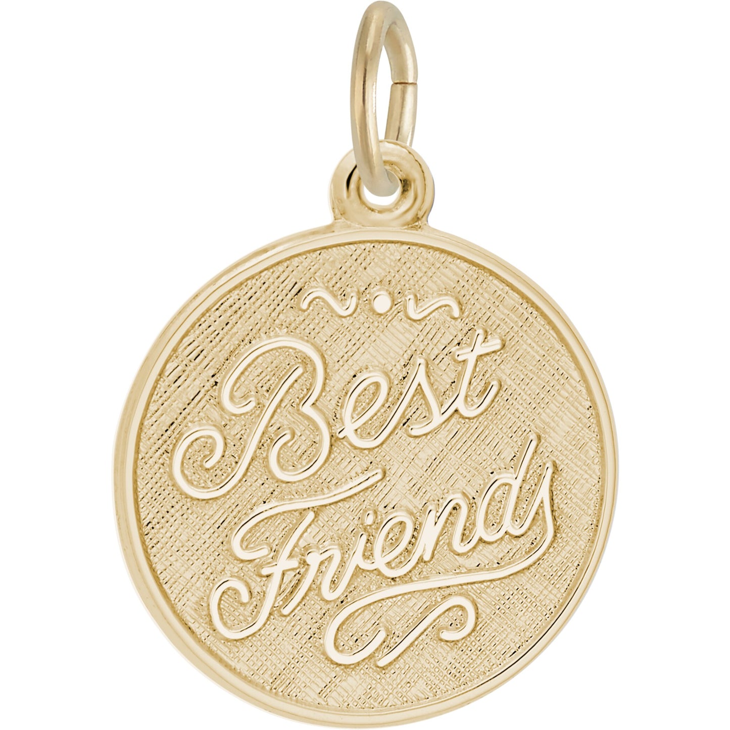 Best Friends Charm - Metal - Sterling Silver